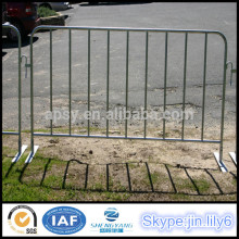 Barrière de contrôle de foule en acier galvanisé barrières de contrôle de foule de concert